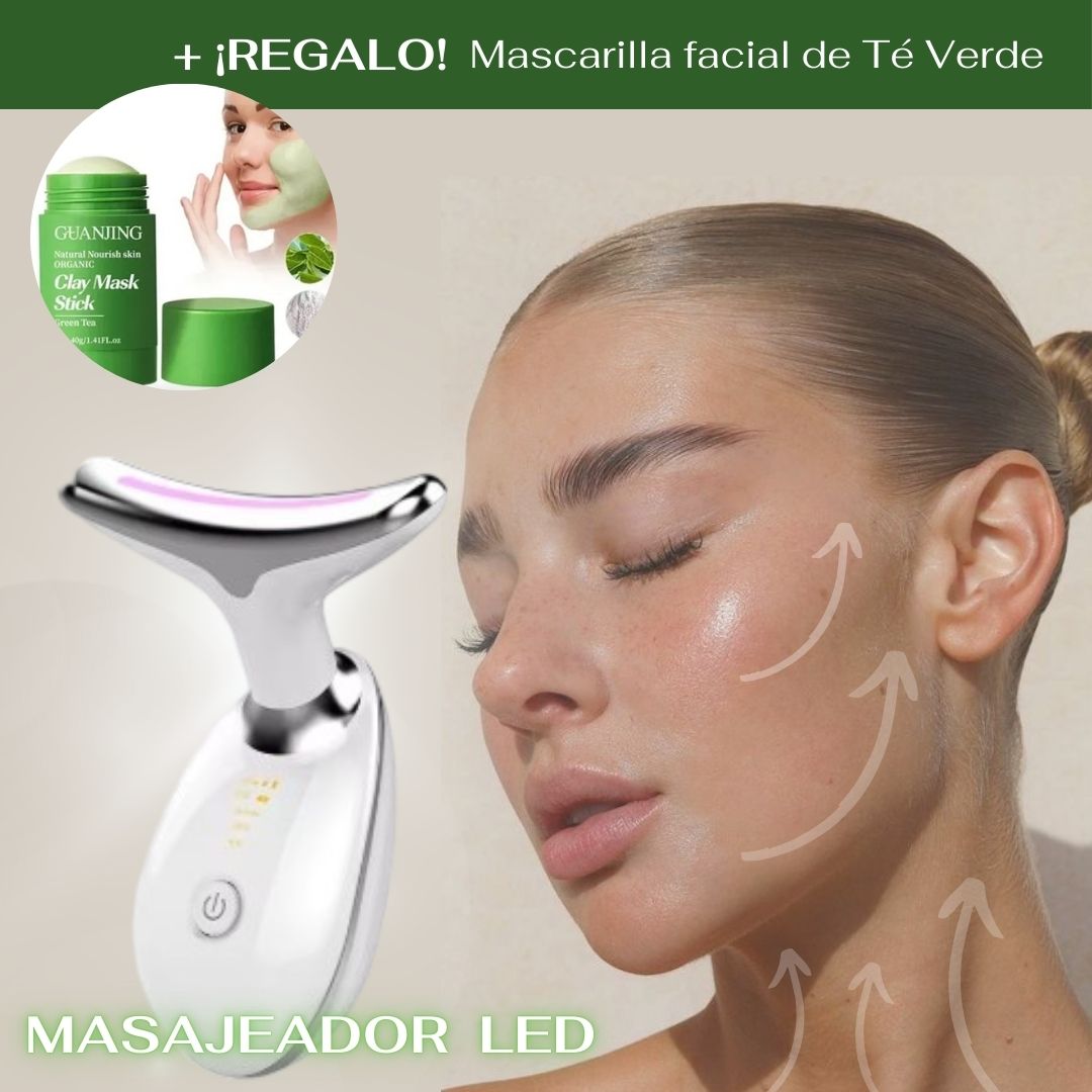 Masajeador Facial  LED GlowSense