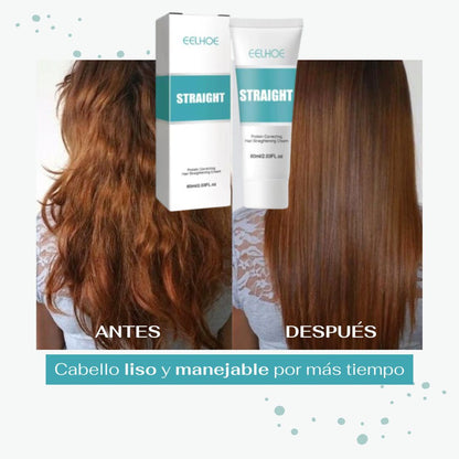 Crema alisadora de cabello