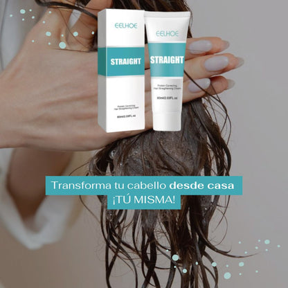 Crema alisadora de cabello