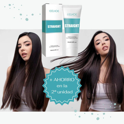 Crema alisadora de cabello