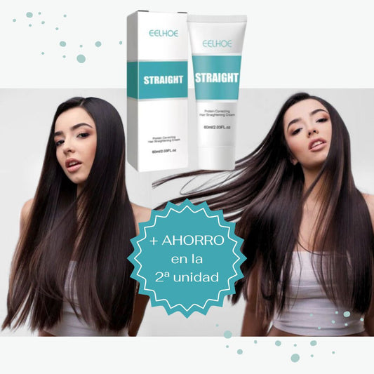 Crema alisadora de cabello